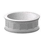 CAD Drawings Petersen Manufacturing Company, Inc. Victorian Round Planter